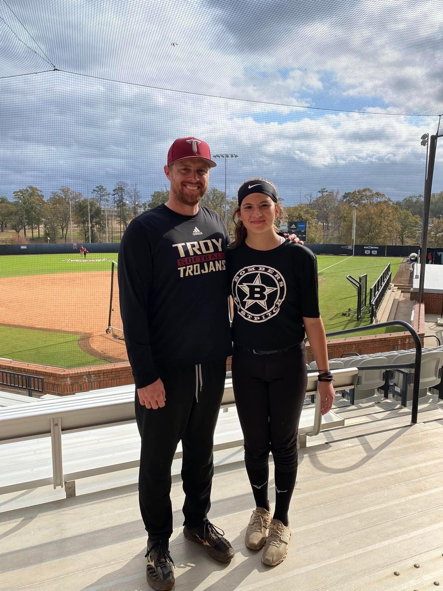 AGTFREEMAN16u's tweet photo. A great day at @TroyTrojansSB camp for our #30, Lacey Kelley! Thank you to coach @e_newellcoach and coach @CamdenDecker for providing her more pitching tips with her drop ball! Good luck this season!
#WinnersCompete
#WinnersWin https://t.co/CvxxxwqV5Q