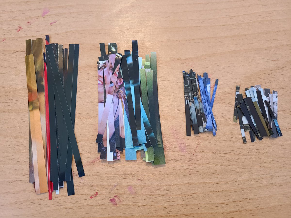 kendellleighw's tweet photo. there is definitely a violence to cutting up literature and art and memories and people ✂️😖 #ENC600 https://t.co/YKMV48I3Qp