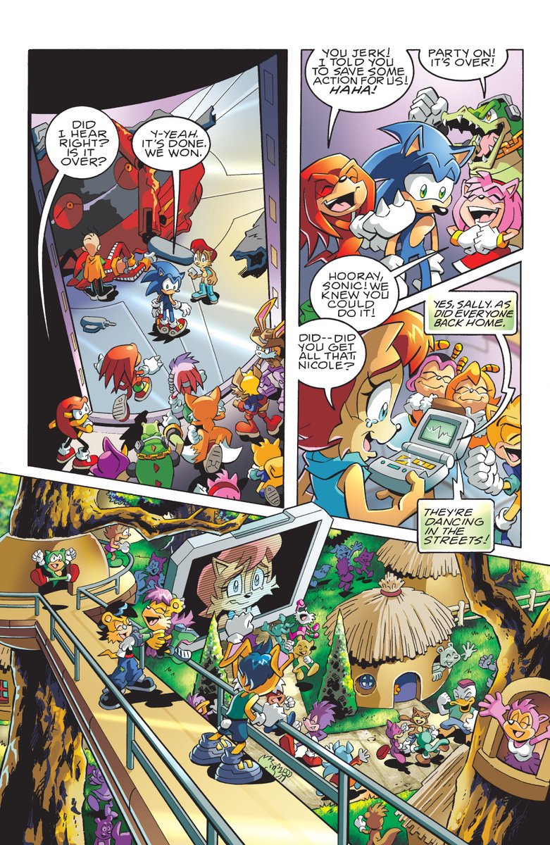 STHComicsHourly's tweet photo. From Sonic the Hedgehog issue 200 https://t.co/7SsmhRMV8H