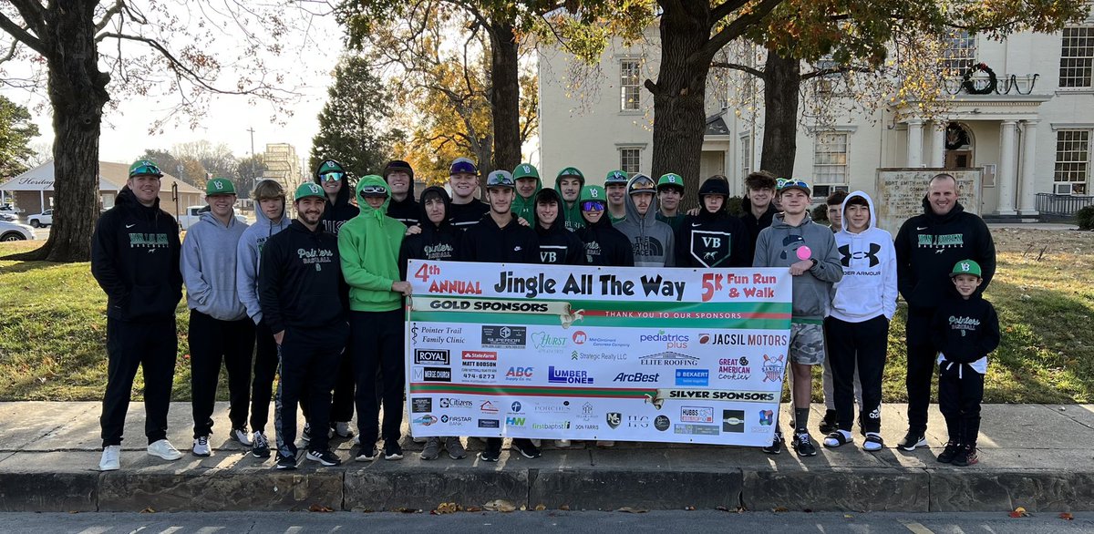 VBSDbaseball's tweet photo. Thank you to all of our sponsors, parents, runners for making our 4th Annual Jingle All the Way 5k happen!
We appreciate all of the support from this community, VB is a special place. https://t.co/t9139Sskg7