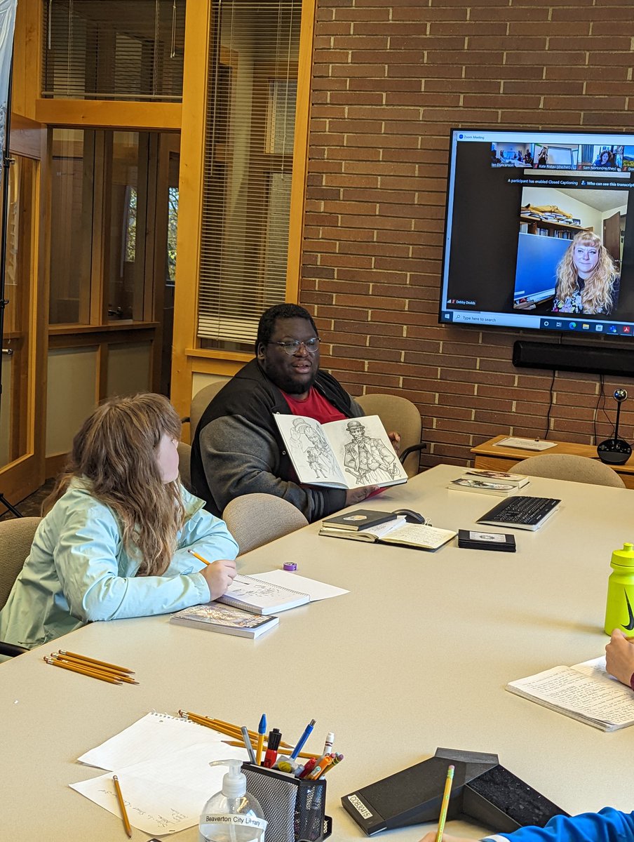frances_pai's tweet photo. Thank you @BeavertonLib and Believe In Wonder Publishing for Brian W. Parker's class on worldbuilding and characters. Our Young Willamette Writers worked together to create a new character that may make it into a book near you. Next YWW meeting is on Jan 7th. #wilwrite https://t.co/8Z9MbzlRVY