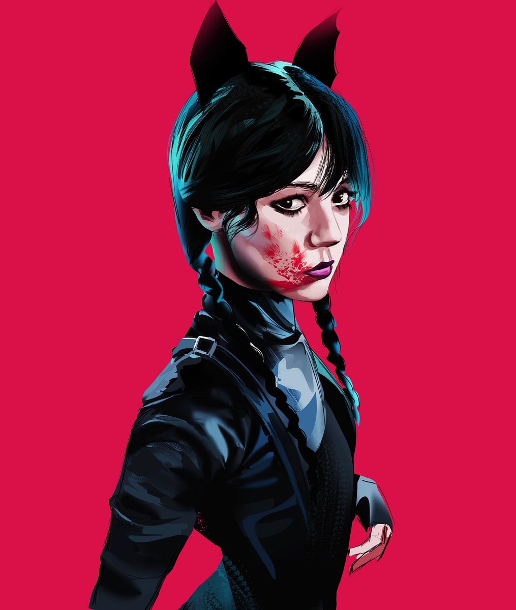 Klymene13's tweet photo. @wednesdayaddams @jennaortega #wednesdayaddams #netflixart https://t.co/M15fO0YStT