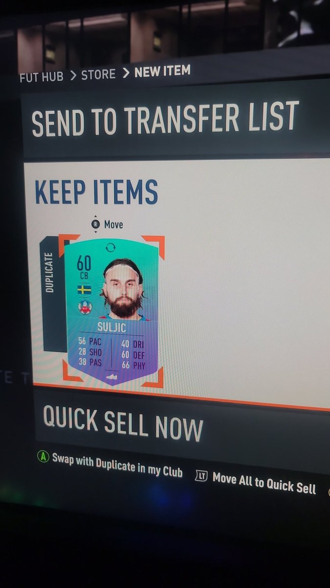 da_vic35's tweet photo. @EAFIFADirect milestone showcase 4 is out and I got a duplicate swaps token hows that possible or a mistake  ?? https://t.co/lkoRiOtpZC