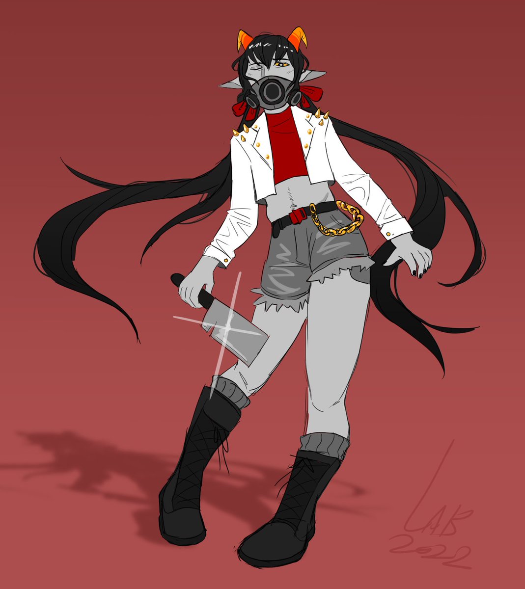 lab_katt's tweet photo. Telyra (they/she) quick sketch I did a bit ago #fantroll https://t.co/v4DB0QGdLt