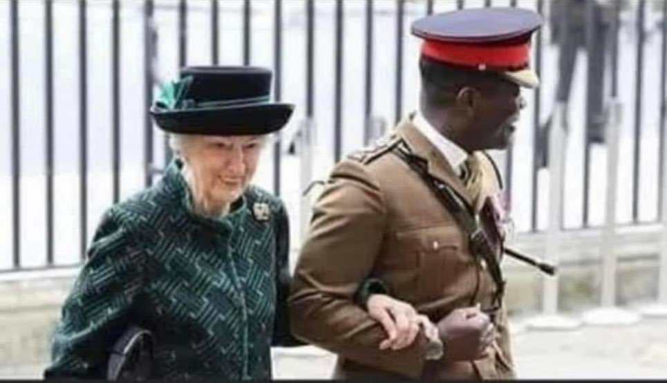 Oh bless look at that racist smile…

I don’t know of any racist who can hold a black persons arm and smile like this…

Call me senile, but I don’t get it..
