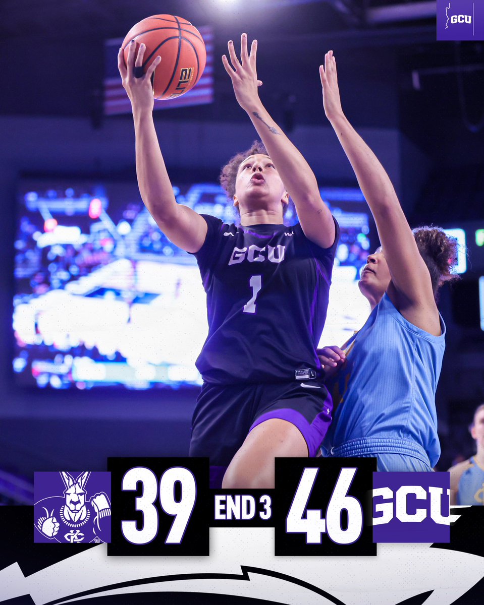 8-0 run to end quarter!

One left to play from Phoenix.

#LopesUp