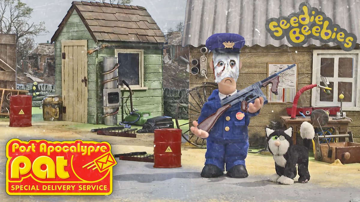 christhebarker's tweet image. Post-apocalypse Pat