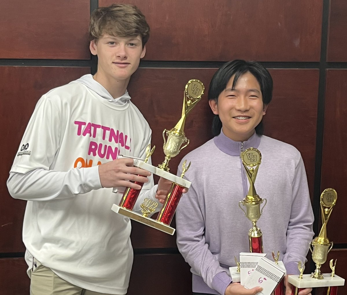 mrushano's tweet photo. Hoover High School wins 4th and 5th place competing with 1,100 other math students from four states in multiple divisions at the 2022 Vestavia Hills Math Competition! #HooverBUCS #HooverPride #HooverCitySchools #HCSstrong https://t.co/3EXzTjb20p