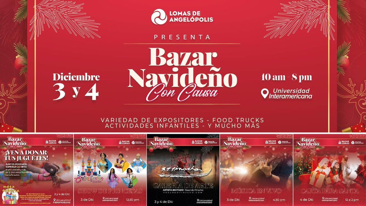 LaInterMx's tweet photo. #GenteInter te invitamos a que visites el Bazar Navideño Con Causa que se encuentra en nuestras Instalaciones del #NidoNaranja🦅
No te lo pierdas 🦅 https://t.co/PIFJXxk7z3