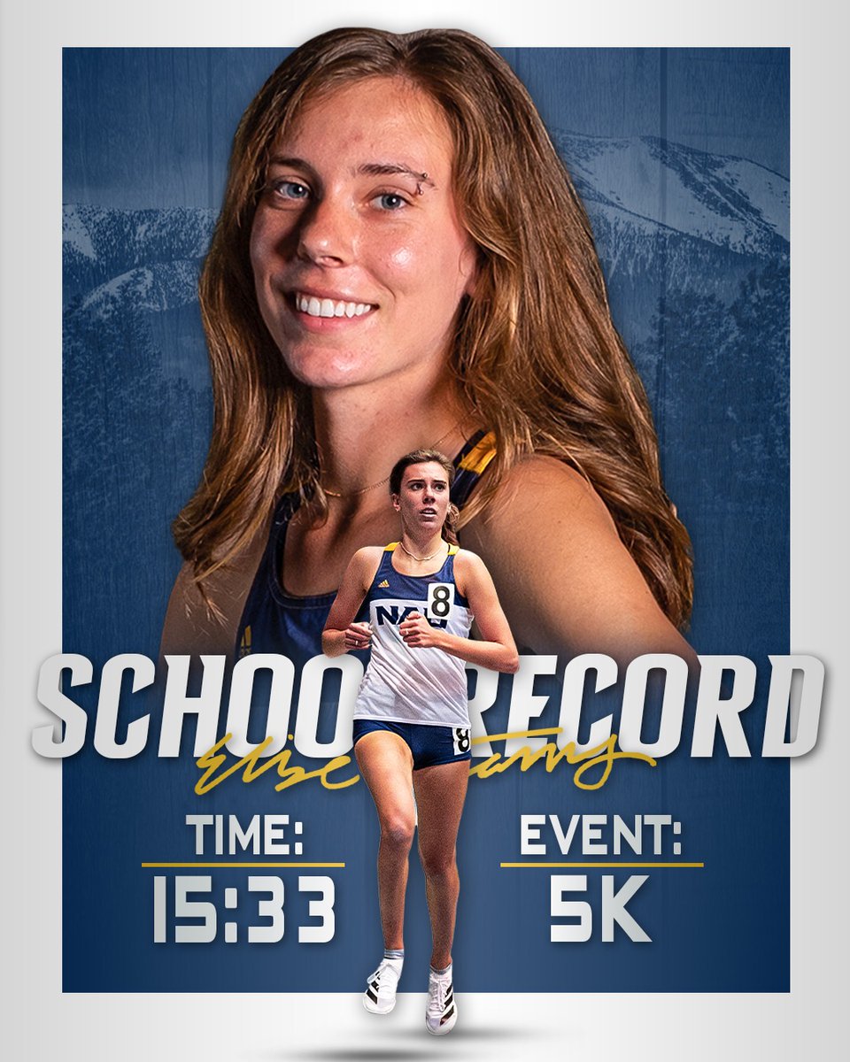 NAU Track & Field/XC (@nautrackfieldxc) on Twitter photo π¨ NEW RECORD ALERT π¨
Elise Stearns starts her indoor season off with a bang as she smashes the school and <a href="/BigSkyConf/">Big Sky Conference</a> 5K record by more than 10 seconds!
#RaiseTheFlag | #BigSkyTF π¨ NEW RECORD ALERT π¨
Elise Stearns starts her indoor season off with a bang as she smashes the school and <a href="/BigSkyConf/">Big Sky Conference</a> 5K record by more than 10 seconds!
#RaiseTheFlag | #BigSkyTF