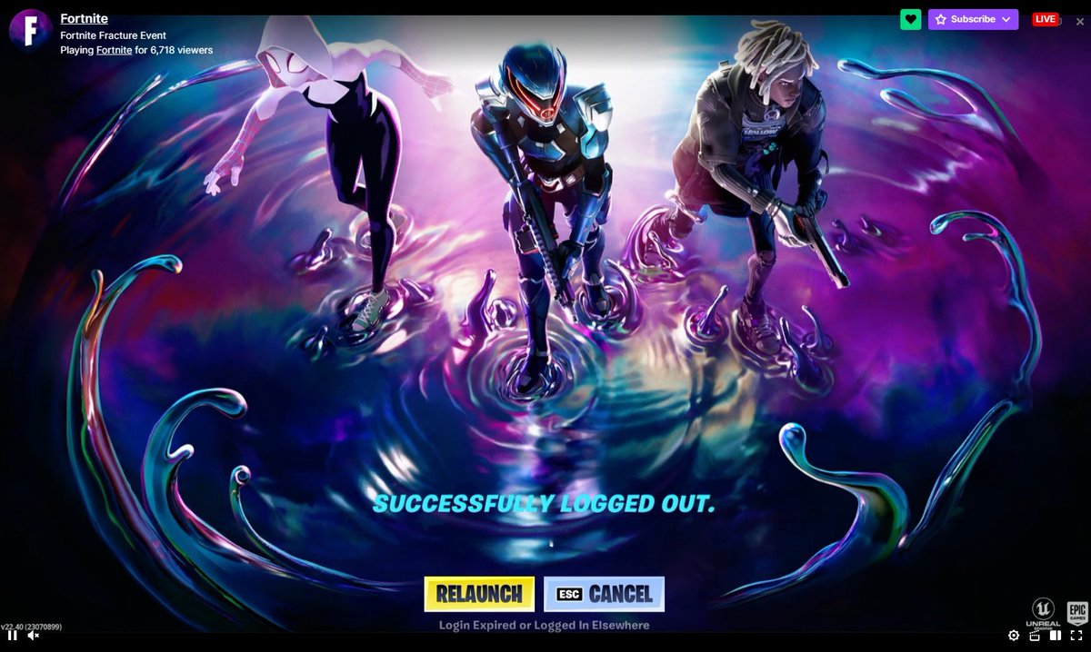 joelampton12's tweet photo. fortnite got kicked from their own game LMFAO https://t.co/ftOBbzPh4b