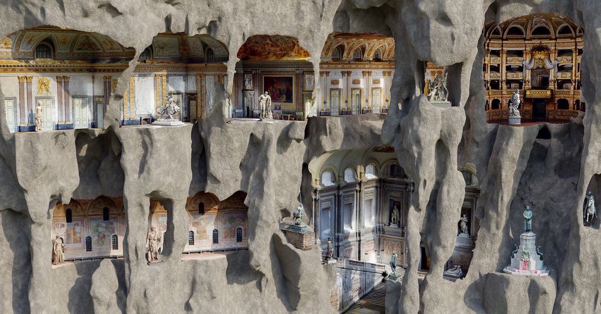 Inventory: Napoli is a digital installation of selected architectural works and sculptures documented with photogrammetry in Naples inspired by Mount Vesuvius, which buried Pompeii alive in 79 AD and continues to threaten Naples today. #napoli #photogrammetry