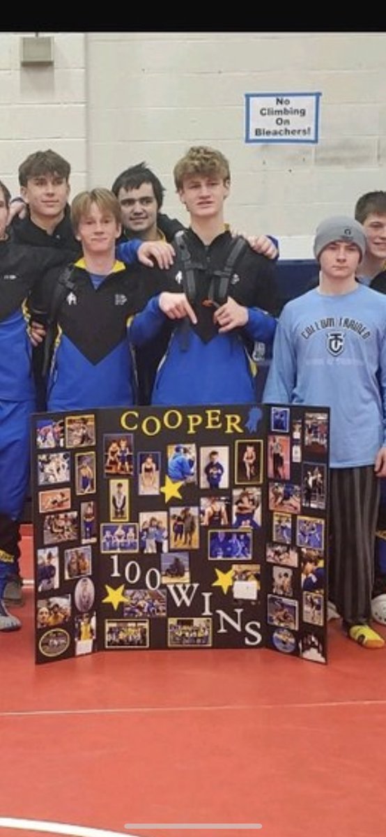Congrats <a href="/coopercorley/">Cooper Corley</a> who became the 33rd wrestler in Howell History. A super impressive accomplishment