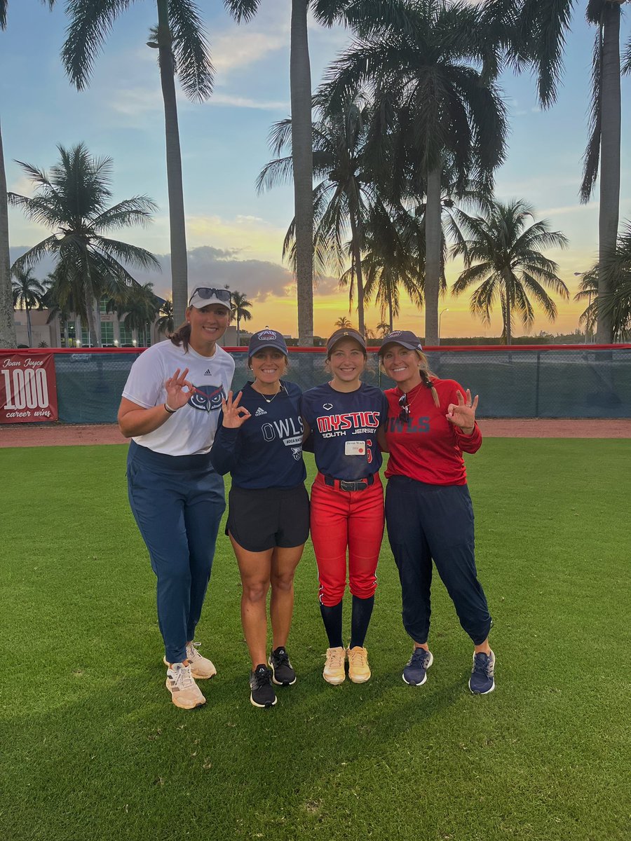 Devon Wach 2024 (@devonwach2024) on Twitter photo Great day playing in paradise at <a href="/FAUSoftball/">Florida Atlantic Softball</a>! Thank you coaches <a href="/CoachJordanSB/">Jordan Clark</a> <a href="/tsmartt14/">Taylor Smartt</a> and players for having me today. I’ll always remember to win my own race‼️ Hope to be back soon💙❤️🦉 @SJMystics_Natty <a href="/bgcatching/">@BryanGarrettCatchingHitting</a> Great day playing in paradise at <a href="/FAUSoftball/">Florida Atlantic Softball</a>! Thank you coaches <a href="/CoachJordanSB/">Jordan Clark</a> <a href="/tsmartt14/">Taylor Smartt</a> and players for having me today. I’ll always remember to win my own race‼️ Hope to be back soon💙❤️🦉 @SJMystics_Natty <a href="/bgcatching/">@BryanGarrettCatchingHitting</a>