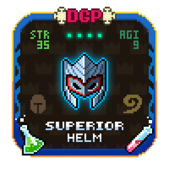 VoidGamingGuild's tweet photo. We are giving away this 4* @officialdgpals Superior Helm! 🪖 Use it to increase the power of your team in DGP Legends, now that Equipment is playable content! #crofam #CronosChain #adoptaDGPal #cro

To qualify (48h):
1⃣ 👍 &amp; RT
2⃣ Tag 3 friends
3⃣ Follow the @VoidGamingGuild https://t.co/i7E709Y7ob