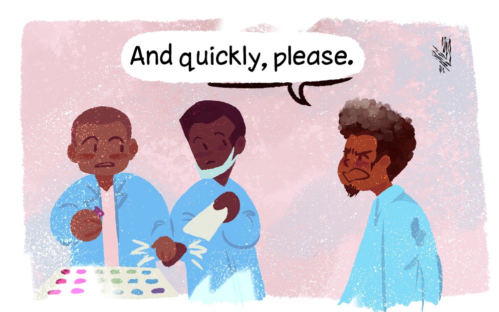 Its my right to get access to any medical test without being subject to violence or disrespect
#its_my_Right
#من_حقي