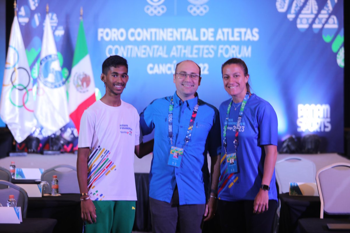 Paoferrari57's tweet photo. So grateful for the opportunity to be part of Continental Athletes Forum of @PanamSports
Happy to share with more than 100 athletes from the 41 countries of Panam Sports 🙌🏻
On to the next challenge for the sport of Paraguay 🇵🇾 @coparaguay
#Panamsport #Cancun2022AF #TeamPy https://t.co/ggw2Inpasn
