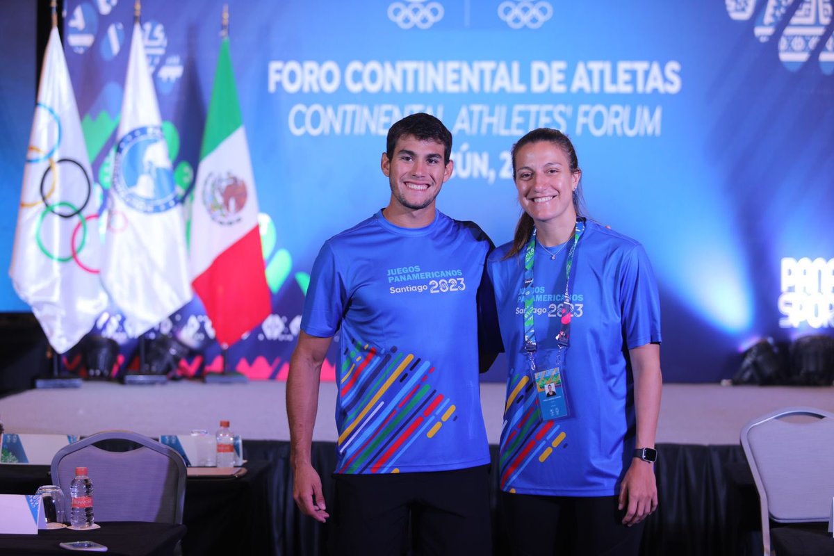 Paoferrari57's tweet photo. So grateful for the opportunity to be part of Continental Athletes Forum of @PanamSports
Happy to share with more than 100 athletes from the 41 countries of Panam Sports 🙌🏻
On to the next challenge for the sport of Paraguay 🇵🇾 @coparaguay
#Panamsport #Cancun2022AF #TeamPy https://t.co/ggw2Inpasn