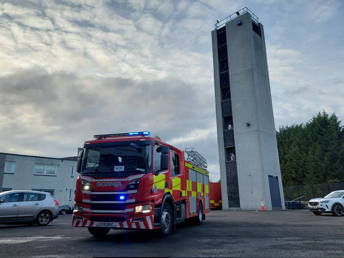 Here is <a href="/fire_scot/">Scottish Fire and Rescue Service</a> Scania P280 New Generation Secondary Pump based at Crewe Toll fire station in Edinburgh. Thanks to the crews for letting me on and bringing the TL round back and giving a two tone demonstration!