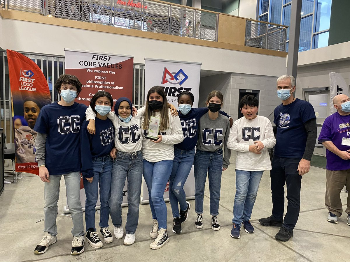 CCMS_WECDSB's tweet photo. Our very own Torrent Turners won first place in the First Lego League Tournament!! So proud of all of you.  Oshawa here they come!! https://t.co/7PSytlhGfC