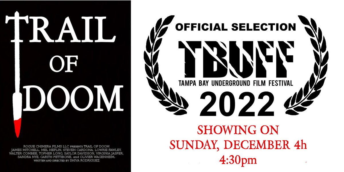 MagicOfHorror's tweet photo. Come see James Mitchell aka The Sinister Minister @MinisterReal in the world premiere of Trail of Doom!  
Sunday, Dec 4th, 4:30 PM @ Port Richey, Florida, Cinema 6  #TBUFF
https://t.co/WBmdYrX5p4 https://t.co/Ep8PF0bfrI