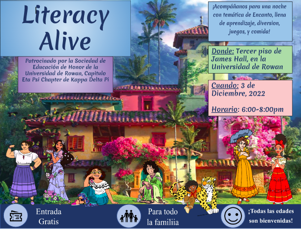 ProfHof's tweet photo. Literacy Alive is starting now! Come on over to the 3rd floor of James Hall at Rowan University! #kdp #kappadeltapi @RowanUniversity @RowanCED  #literacyalive https://t.co/8cTYg0zTbJ