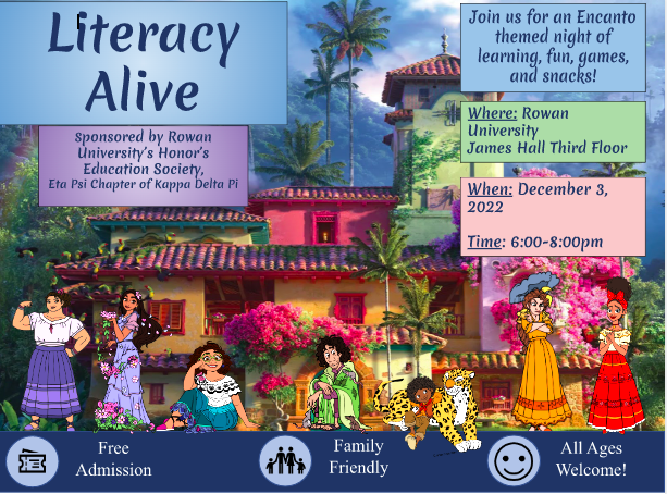 ProfHof's tweet photo. Literacy Alive is starting now! Come on over to the 3rd floor of James Hall at Rowan University! #kdp #kappadeltapi @RowanUniversity @RowanCED  #literacyalive https://t.co/8cTYg0zTbJ