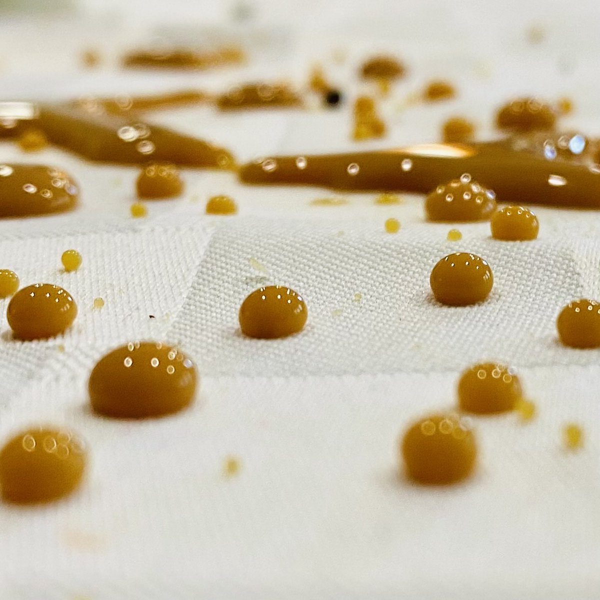 Chai is beautiful even when spilled.