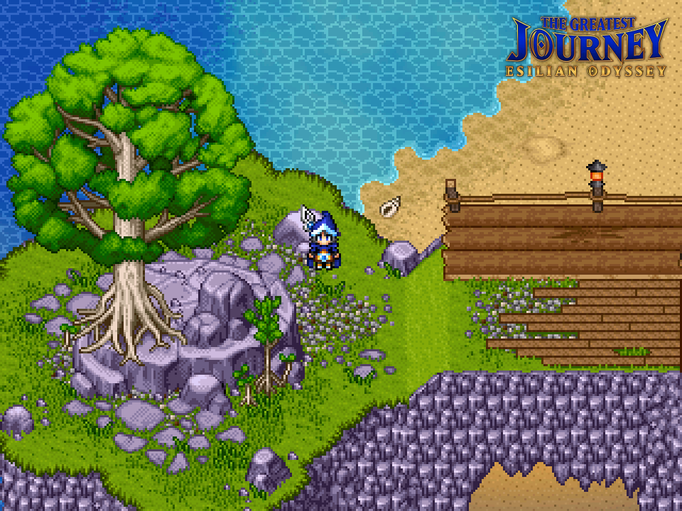 PlayTGJ's tweet photo. It's cold outside, so... here's a beach.

#screenshotsaturday | #pixelart | #gamedev | #indiedev | #rpgmaker | #TGJ https://t.co/iAmCgwGJT5
