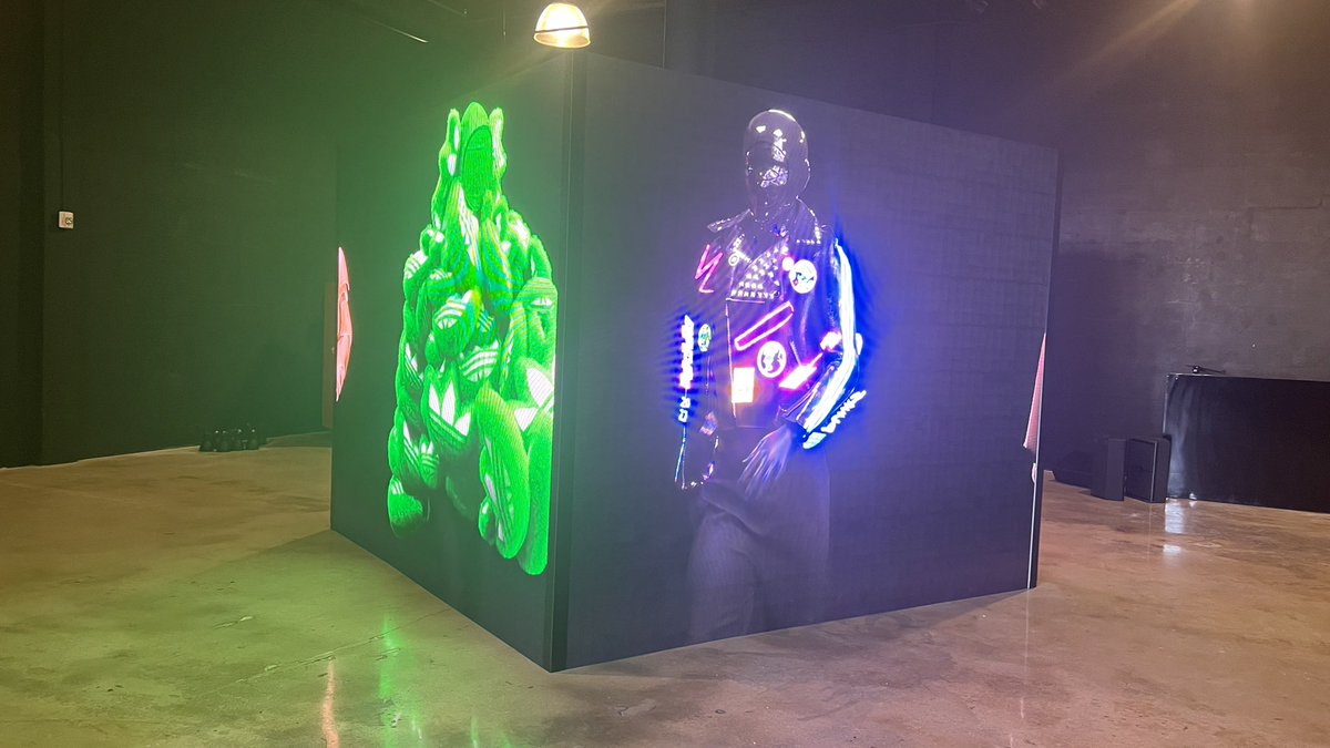 big_fish's tweet photo. Had some nice time at the (Probably) Real @indigo_herz event in Miami. Pretty cool work by everyone who worked on creating the immersive installations and nice vibes from the community. Need to get to the airport 🛫 now to get to Qatar for the World Cup. It’s wheels up again. https://t.co/UGPCv8DC7t