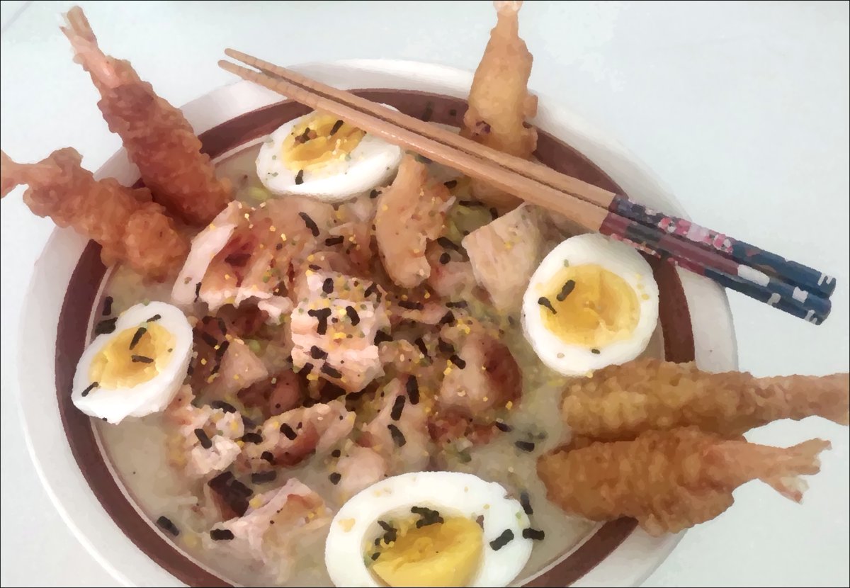 SunakoNyaru's tweet photo. Okay who ordered a large tonkatsu ramen with extra chicken and extra egg with shrimp tempura with seasoning. Mommy does enjoy cooking so you better eat it up.
#Vtuber #foods #vtubercook #vtubermommy #foodies #VTuberUprising https://t.co/iCbSEN63aG
