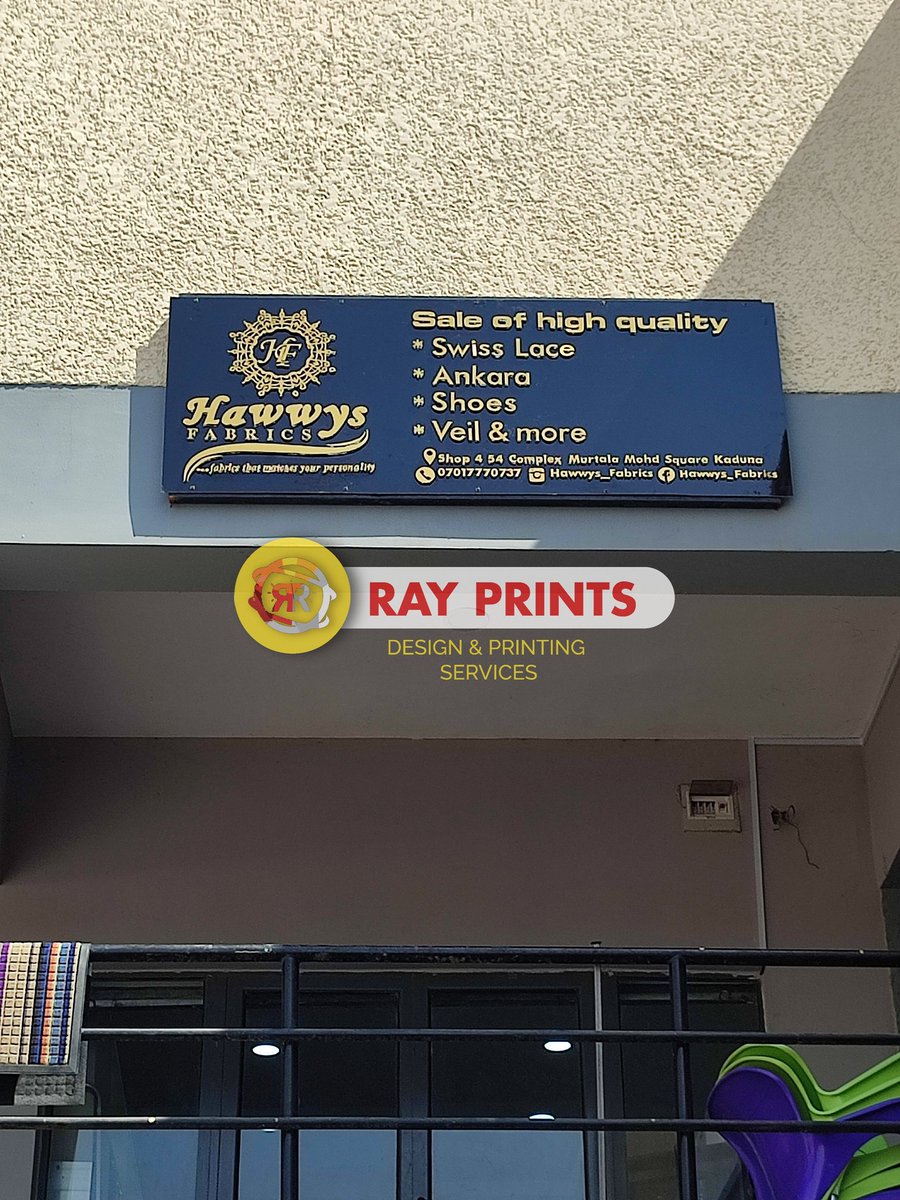 FawazYahaya's tweet photo. Please if you are online , retweet this beautiful signage work by @rayprints . Let's support Small brands 🙏🙏🙏 God bless you https://t.co/PKzVB6m2uO