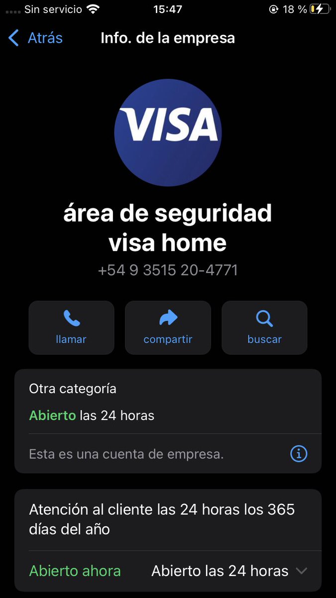 ATENCIÓN ⚠️❗️                         Desde este número están hackeando tarjetas, si les piden datos NO LOS PASEN!! Y si les mandan mails no corroboren la identidad ❌                Se hacen pasar por trabajadores de Visa. <a href="/VivireNuevaCba/">VivirenNuevaCórdoba®</a>