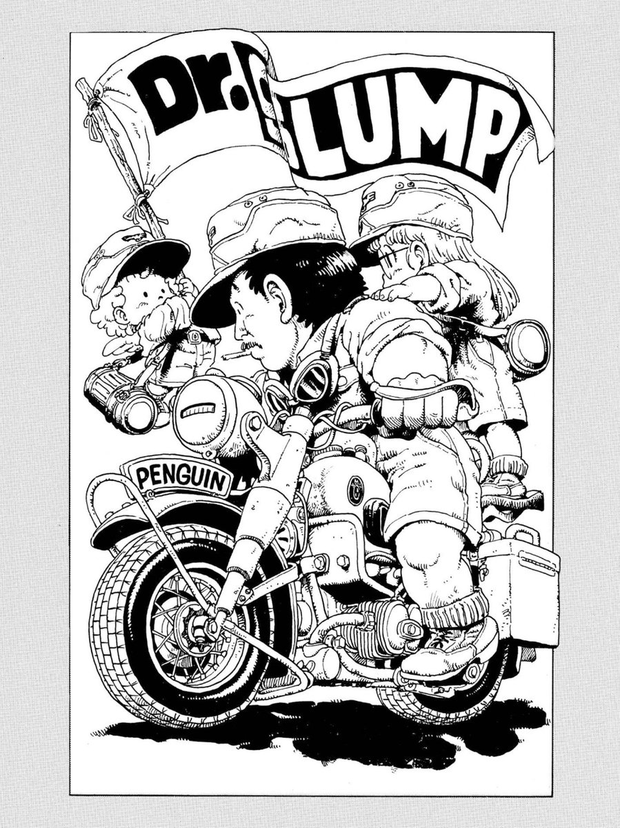 cut_slump's tweet photo. Some of my favorite art from Dr. Slump https://t.co/1JSoF2aJR7