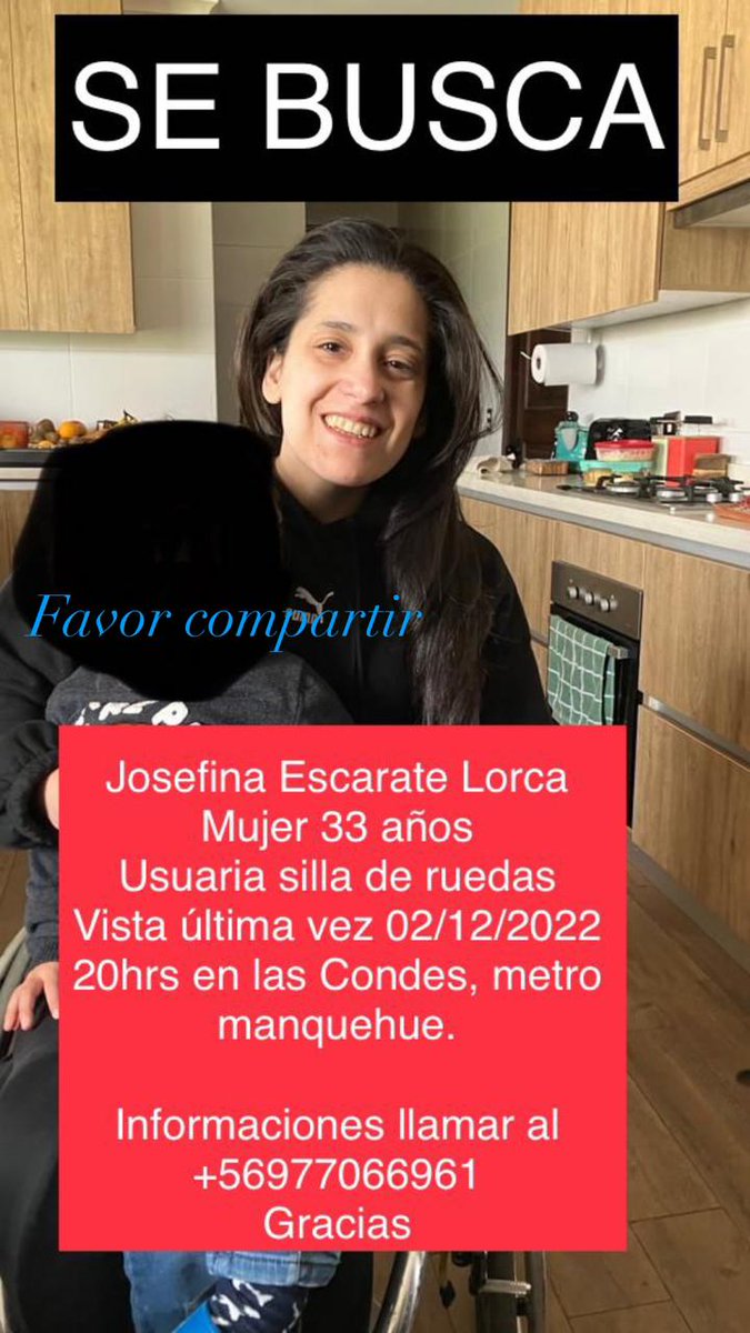 XimenaPlanella's tweet photo. Por favor compartir. Necesitan ayuda para encontrar a Josefina. Gracias y sldos https://t.co/sarqhM39ym
