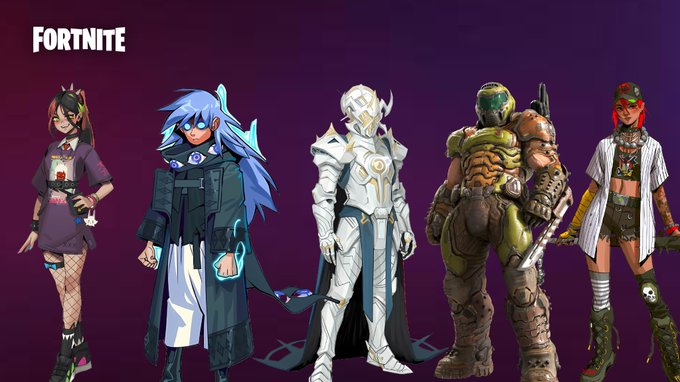 Reiko_WRLD's tweet photo. Por ahora estas serían las skins del pase de batalla de la Temporada 1 del Capítulo 4.

📸@SentinelCentral 

#FortniteChapter4 https://t.co/qBhsacZj7m