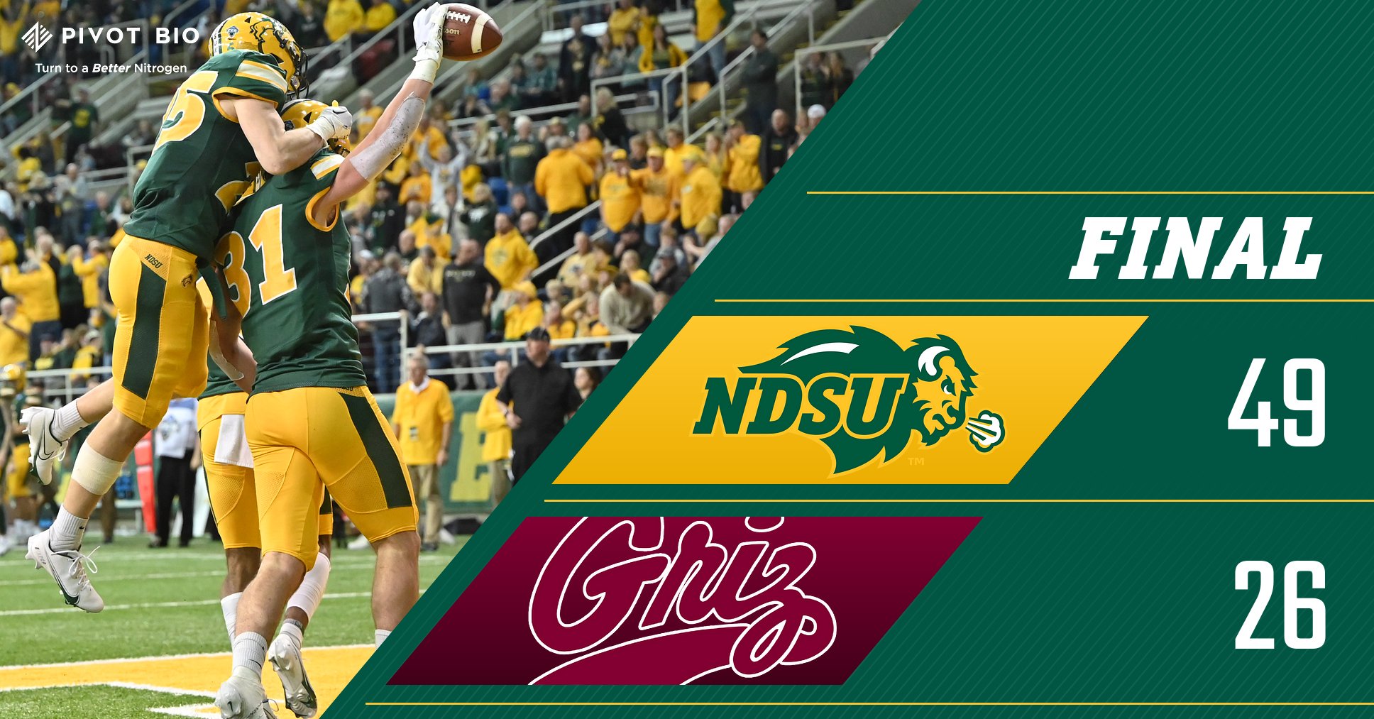 NDSU Football on Twitter "The Bison took care of business, moving on