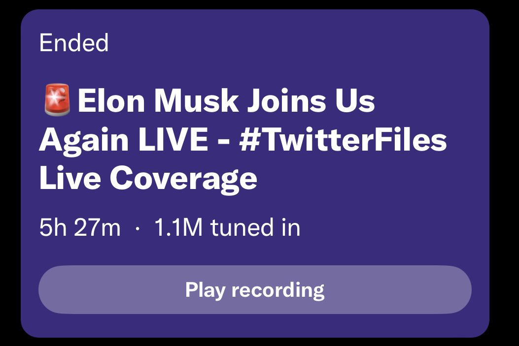 ianmiles's tweet image. 1.1 million total listeners tuned in live at some point.