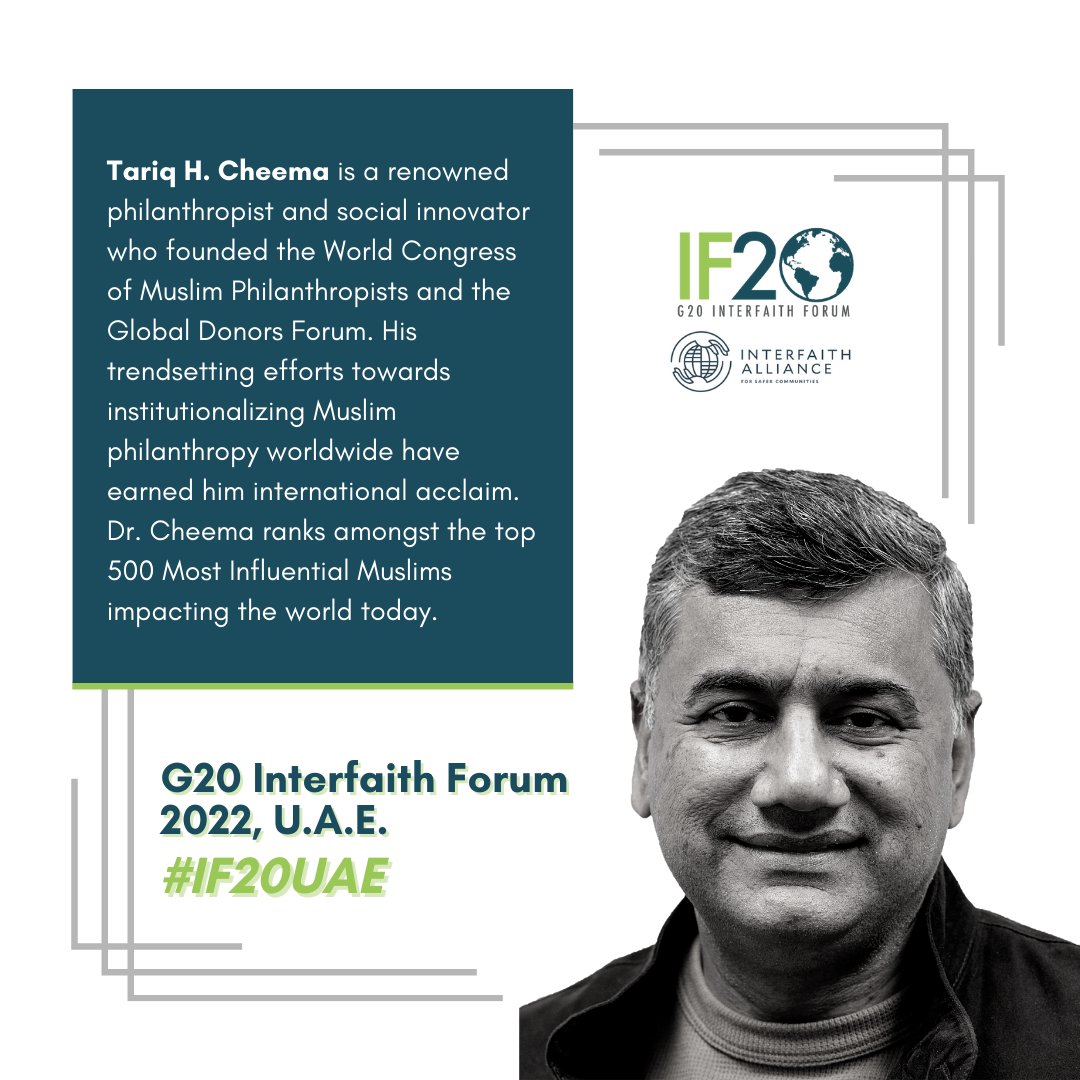 IF20 (@if20org) on Twitter photo Tariq Cheema (<a href="/TariqCheema/">Tariq Cheema</a>) of <a href="/GlobalDonorsFor/">Global Donors Forum</a> will be attending the #G20Interfaith Forum in Abu Dhabi next weekend.
Register to attend virtually and hear insight from him and other speakers here:
if20uae.org/register/
#IF20UAE Tariq Cheema (<a href="/TariqCheema/">Tariq Cheema</a>) of <a href="/GlobalDonorsFor/">Global Donors Forum</a> will be attending the #G20Interfaith Forum in Abu Dhabi next weekend.
Register to attend virtually and hear insight from him and other speakers here:
if20uae.org/register/
#IF20UAE