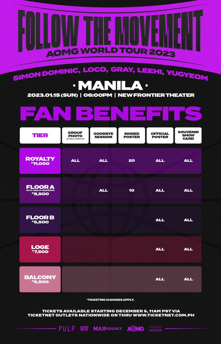 kshopperph's tweet photo. Offering ticket purchase assistance for #AOMGinMANILA tomorrow!

Please DM if interested. Thank you!!💜

#AOMGWORLDTOUR2023inMNL 

#KshopperPHreviews for reviews/proofs :) https://t.co/jMpTjJ9IbU