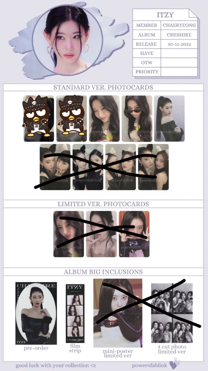 WTT
Itzy cheshire
Have: pic 1 
Want: unmarked pic 2-4 
Loc:🇺🇸 WW:👍
<a href="/itzy_trade/">ITZY TRADES/SELLS</a> <a href="/itzytrading/">itzy trades & sells</a> <a href="/ItzyTrade/">ITZY TRADE</a> <a href="/tradesitzy/">itzy trades</a> <a href="/nabongtrade/">kpop trade/sell rts ! ♡</a> <a href="/ggtrades_usa/">GG PC TRADES USA</a> <a href="/dio_pc_trades/">dio</a> <a href="/kpopthriftshop/">Kpop Buy, Sell, and Trade</a> <a href="/kpoptrade__/">Kpop Buy Sell and Trade</a> @KTradesUSA_ <a href="/kpoptradeusa/">photocard trade & sell</a> <a href="/KpoptradeU/">KPOP TRADE USA</a> @kpopgirlgroupps <a href="/TradePCHere/">Kpop photocard USA</a> @kpopcollecting plz rt!