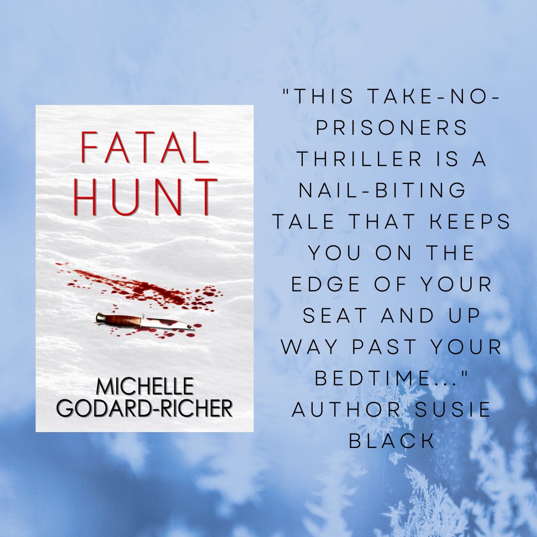 A ⭐️⭐️⭐️⭐️⭐️ review for winter thriller, Fatal Hunt. #BookTwitter #book #thriller #suspense #romance #wrpbks #wrpreads books2read.com/FatalHunt