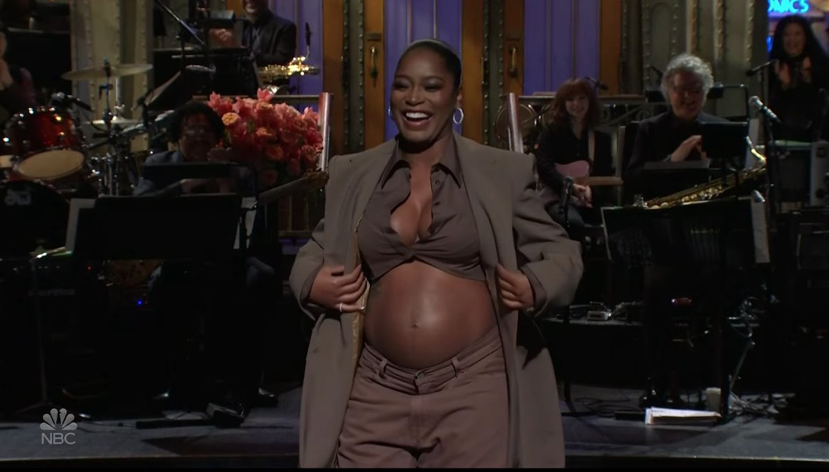 queensofbravo's tweet photo. BREAKING: KEKE IS PREGNANT!!!! #SNL https://t.co/Pf2yIp465g