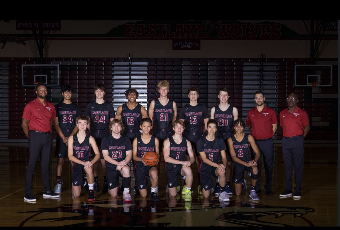 Eastlake Varsity begins today! Tip Off at 2:45 vs Ellensburg