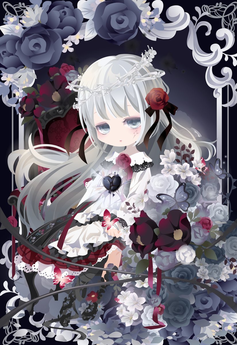 uriuri_PL's tweet photo. 花に飲まれていく少女。

インナーと背中アクセと背景のお花が奇跡の融合したと思っています！
シュピッツェ大好き！！
しかし私コーデのテーマが似通り過ぎている気がしますね…。
 #セルフィコーデ #ポケットランド #セルフィ #selfyHD #selfy4K https://t.co/lFmzGj7xl6