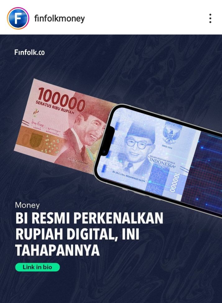 Strategi_Bisnis's tweet image. Menarik ini. Nantinya uang fisik diganti Digital Rupiah. Bentuknya kayak e-certificate. Jd bisa hemat penakaian kertas dan gudang fisik. 

Simpan uang gak di brankas lagi, tp di laptop atau smartphone, dlm format e-certificate. Dg enkripsi yg super aman.