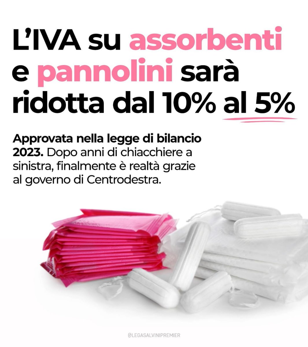 ZanettiGilyNala's tweet photo. @pdnetwork 11 anni di governi abusivi e con quote rosa ci è voluto una DONNA per abbassare IVA su assorbenti e pannolini
Le quote rosa buone solo a offendere il popolo Italiano https://t.co/YXdw1SVuJZ