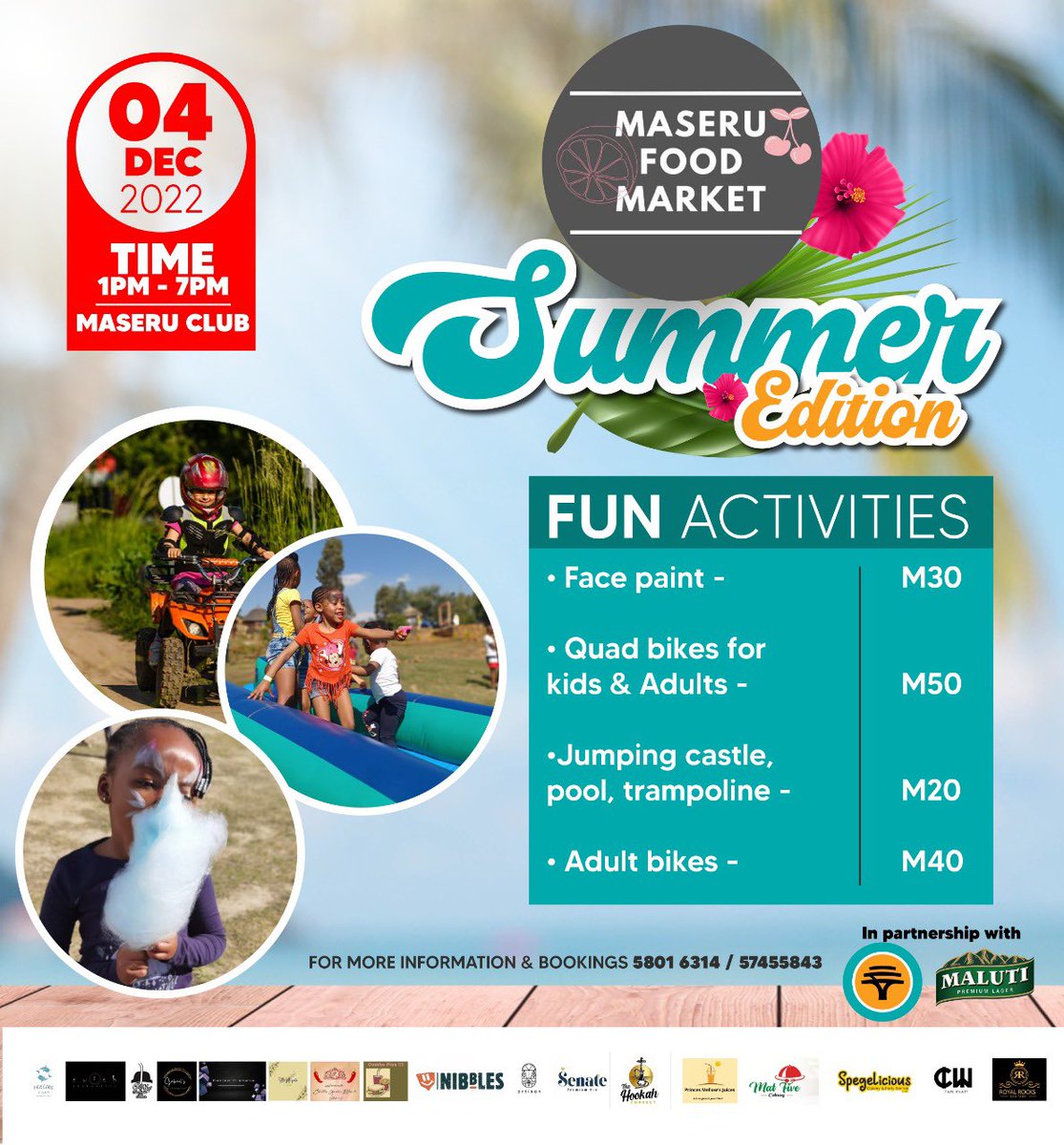 FoodMaseru's tweet image. Good Morning Foodies!!

Please join us today at Maseru Club

No cooler boxes, Alcohol or food allowed🙏🏽 

#MaseruFoodMarket #FoodiesVibe #GoodMusic #LiveEntertainment #GoodFood #GoodVibes #Lstwitter