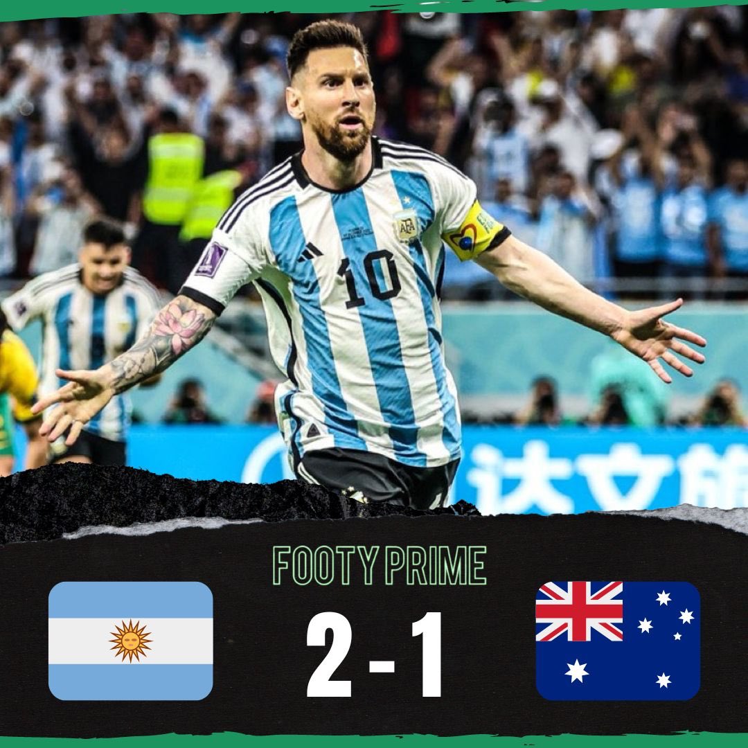 footy_prime's tweet photo. Match Day 13 & 14 #FIFAWorldCup #Knockout round begins #Messi𓃵 thrives in #ARGAU tilt. #USMNT melts v #Netherlands & Dunny in Doha is back to #TO The pod goes on!! https://t.co/wg26evLptt https://t.co/A2kZkoyWZx