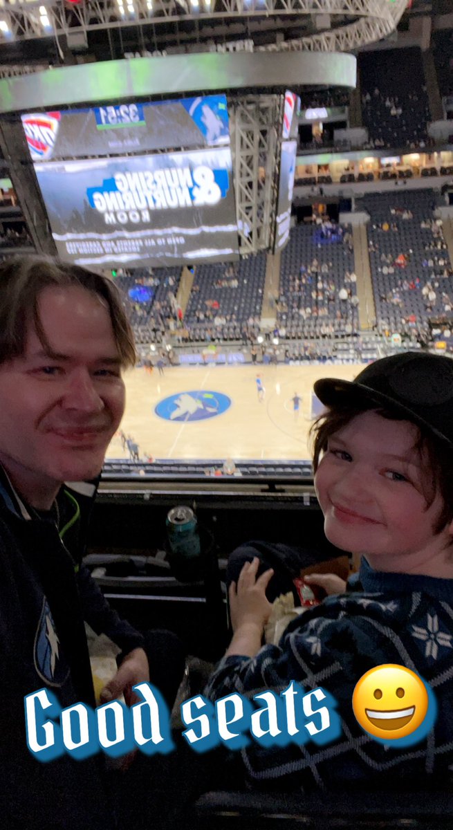 minnick21's tweet photo. Abs enjoying his 10th Birthday!  He just wants a Wolves Win!
Target Center is gonna Rock tonight! 
#PackPix https://t.co/NCqqm3BskX